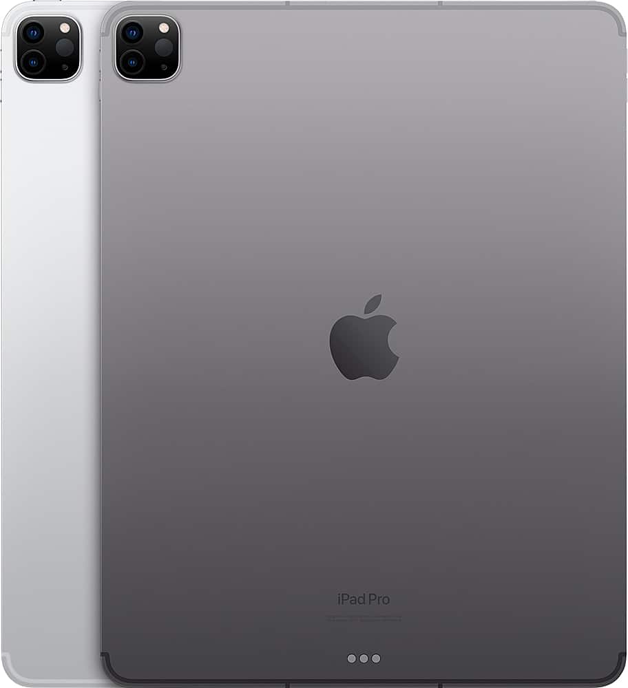 Alt View 13. Apple - 12.9-Inch iPad Pro (6th Generation) M2 Wi-Fi + Cellular - 128GB - Space Gray.