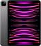 Apple - 11-Inch iPad Pro (4th Generation) M2 chip Wi-Fi + Cellular - 512GB - Space Gray (AT&T)-Front_Standard 
