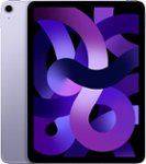 Front. Apple - 10.9-Inch iPad Air - Latest Model - (5th Generation) with Wi-Fi + Cellular - 64GB (Verizon) - Purple.