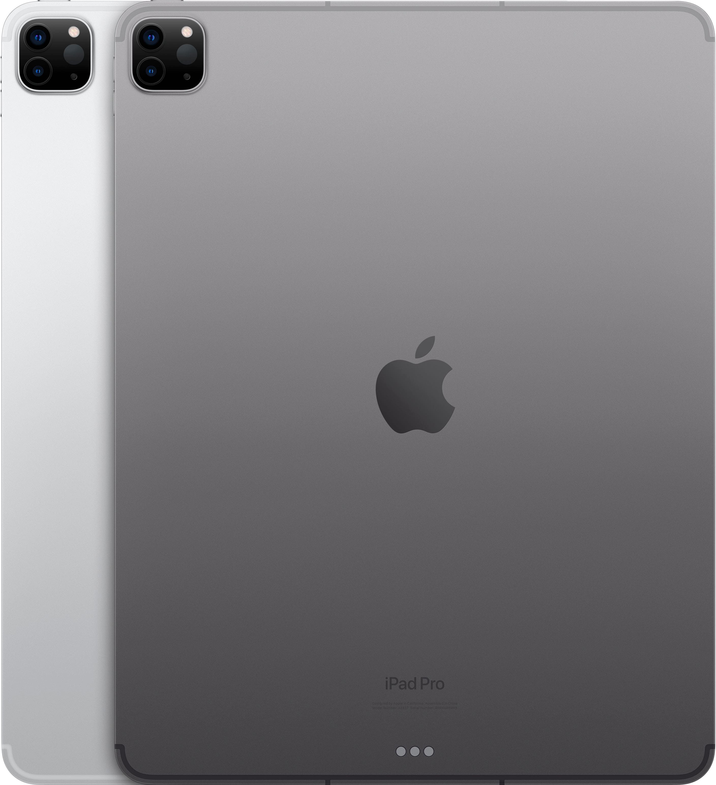 Alt View 13. Apple - 12.9-Inch iPad Pro (6th Generation) M2 Wi-Fi + Cellular - 256GB - Space Gray.