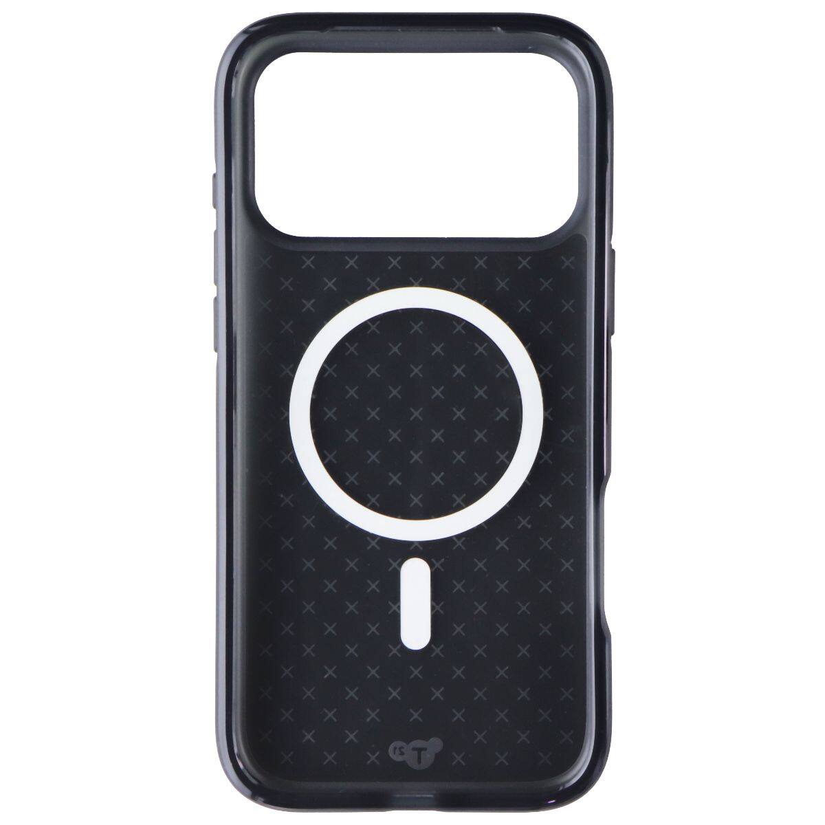 Front. Tech21 - Tech21 EvoCheck Series Case for MagSafe for Apple iPhone 17 Pro Max - Black - Black.