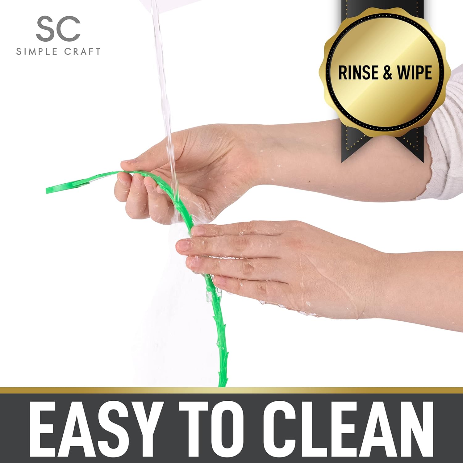 SC  
SIMPLE CRAFT  

RINSE & WIPE  

EASY TO CLEAN