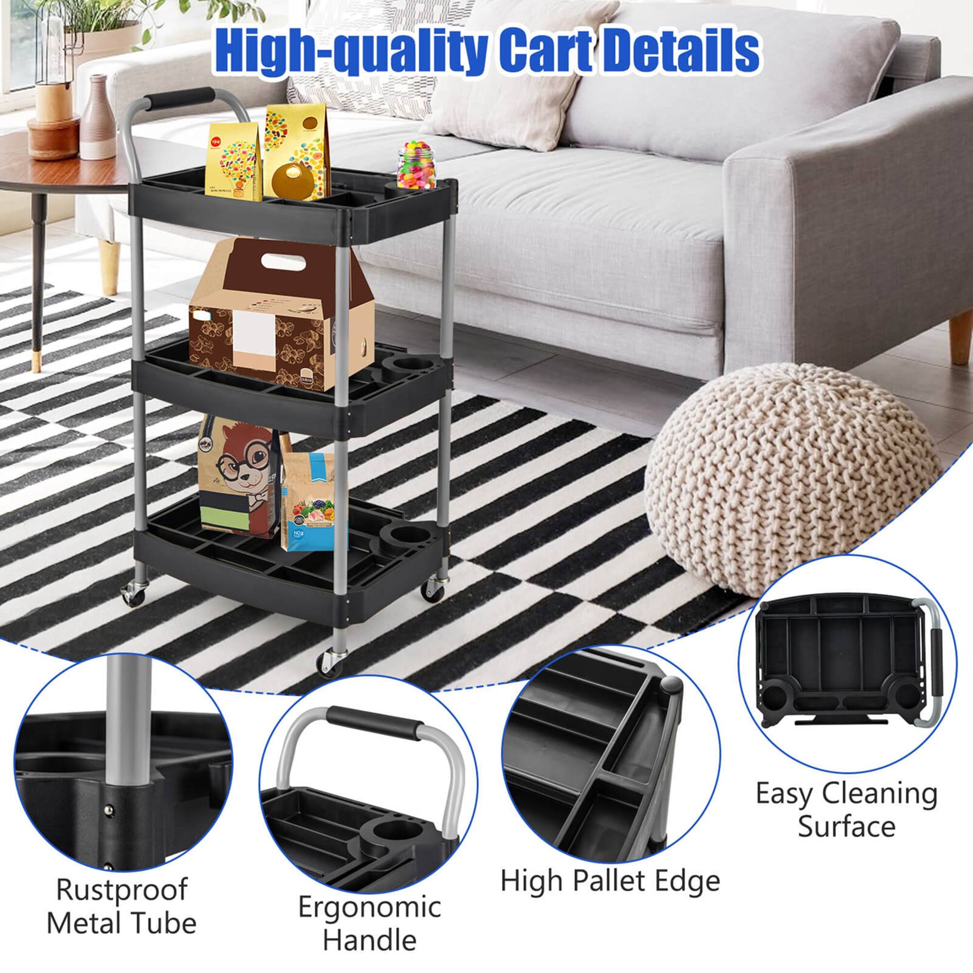 High-quality Cart Details

- Rustproof Metal Tube
- Ergonomic Handle
- High Pallet Edge
- Easy Cleaning Surface