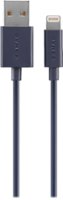 Dynex™ - 3' MFi Lightning Cable for Apple® iPhone, iPad, or iPod - Midnight Blue - Front_Zoom