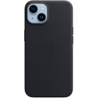 Apple Leather Case with MagSafe for iPhone 14 Pro (Midnight Black)