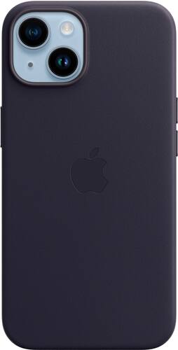 

Apple - iPhone 14 Leather Case with MagSafe - Ink