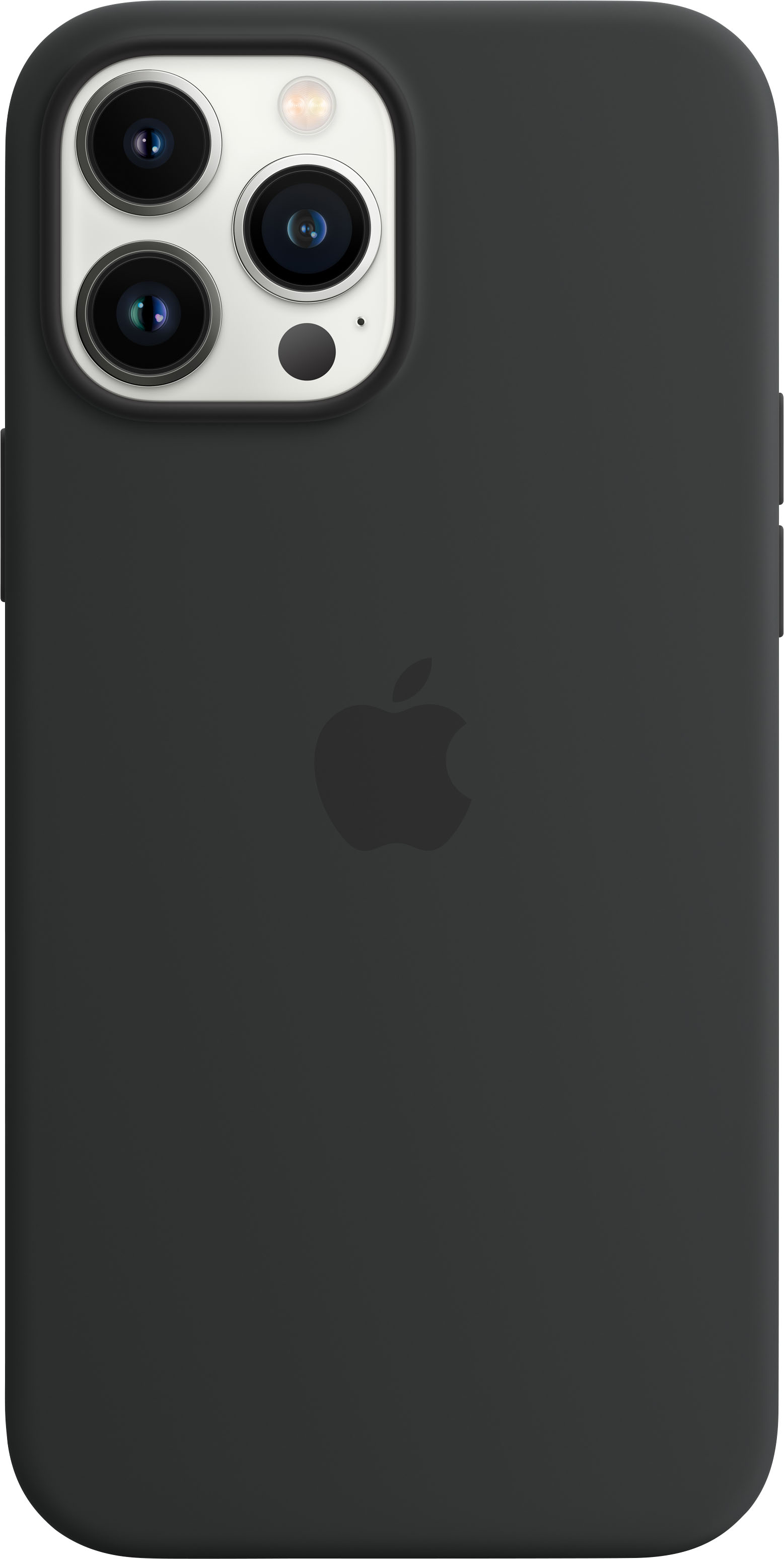 Photo 1 of Apple - Iphone 13 Pro Max Silicone Case With Magsafe - Midnight