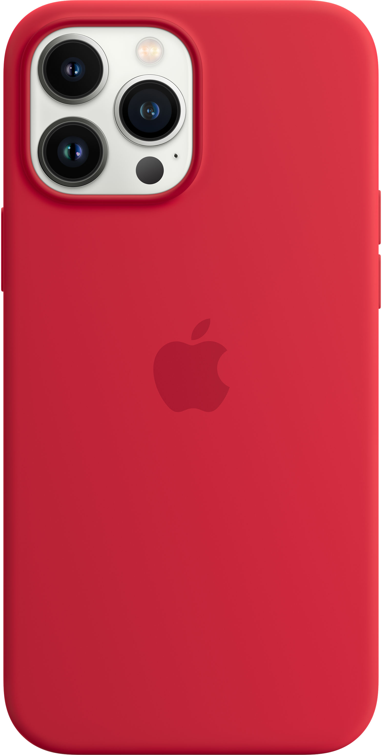 Apple - iPhone 13 Pro Max Silicone Case with MagSafe - (PRODUCT)RED