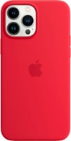 Apple - iPhone 13 Pro Max Silicone Case with MagSafe - (PRODUCT)RED - Front_Zoom