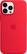 Front. Apple - iPhone 13 Pro Max Silicone Case with MagSafe - (PRODUCT)RED.