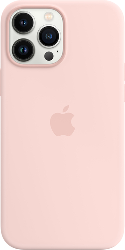 

Apple - iPhone 13 Pro Max Silicone Case with MagSafe - Chalk Pink
