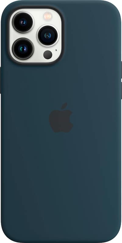 Apple iPhone 13 Pro Max Silicone Case with MagSafe Abyss Blue Apple iPhone 13 Pro Max Silicone Case with MagSafe Abyss Blue
