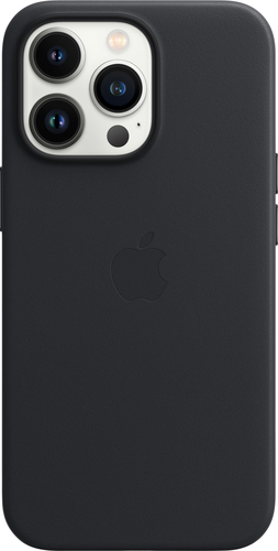 

Apple - iPhone 13 Pro Leather Case with MagSafe - Midnight