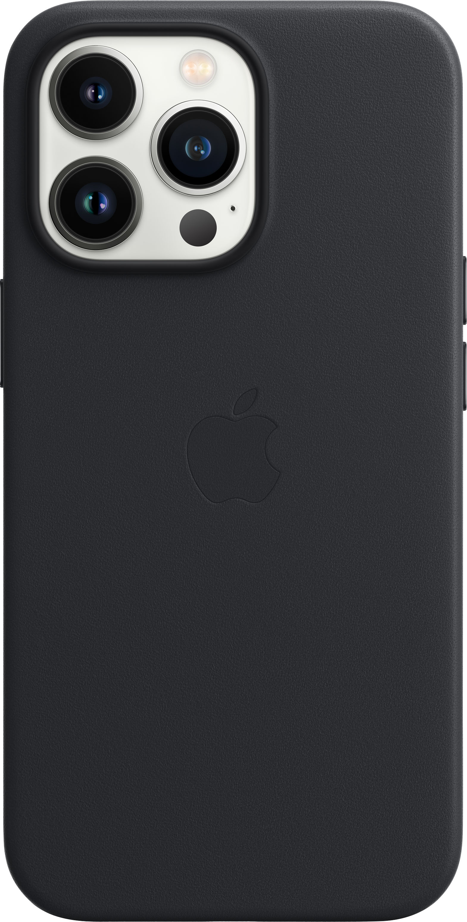 Best Buy: Apple iPhone 13 Pro Max Leather Case with MagSafe Midnight  MM1R3ZM/A