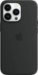 Front Zoom. Apple - iPhone 13 Pro Silicone Case with MagSafe - Midnight.
