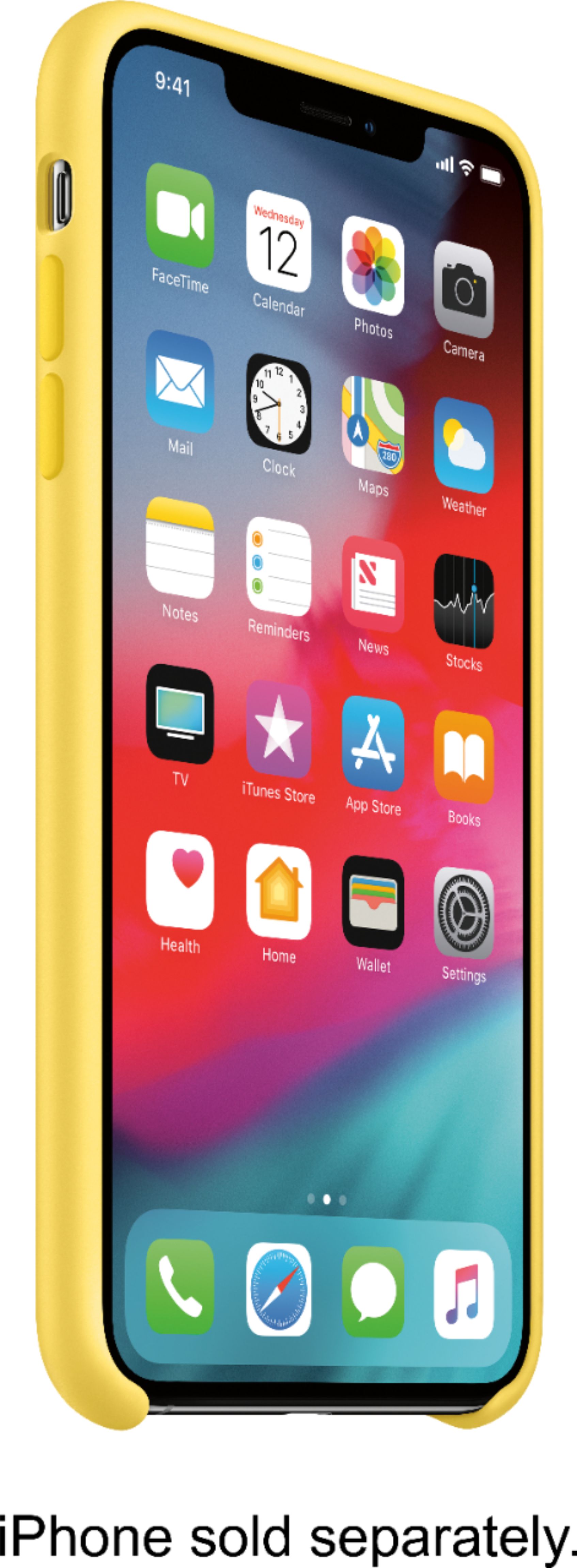 Best Buy Apple Iphone Xs Max Silicone Case Canary Yellow Mw962zm A