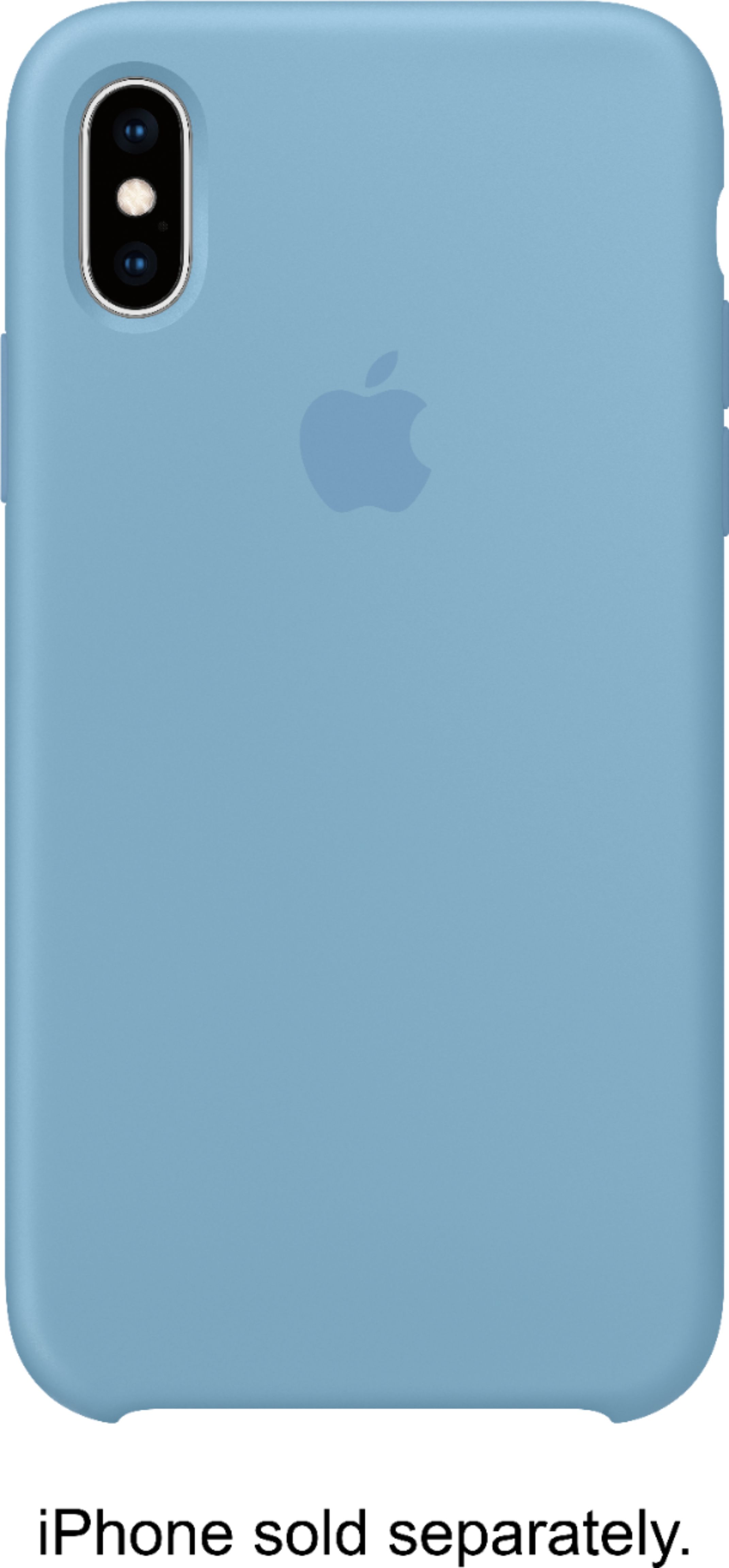 スマートフォン/携帯電話 スマートフォン本体 Best Buy: Apple iPhone® XS Silicone Case Cornflower MW982ZM/A