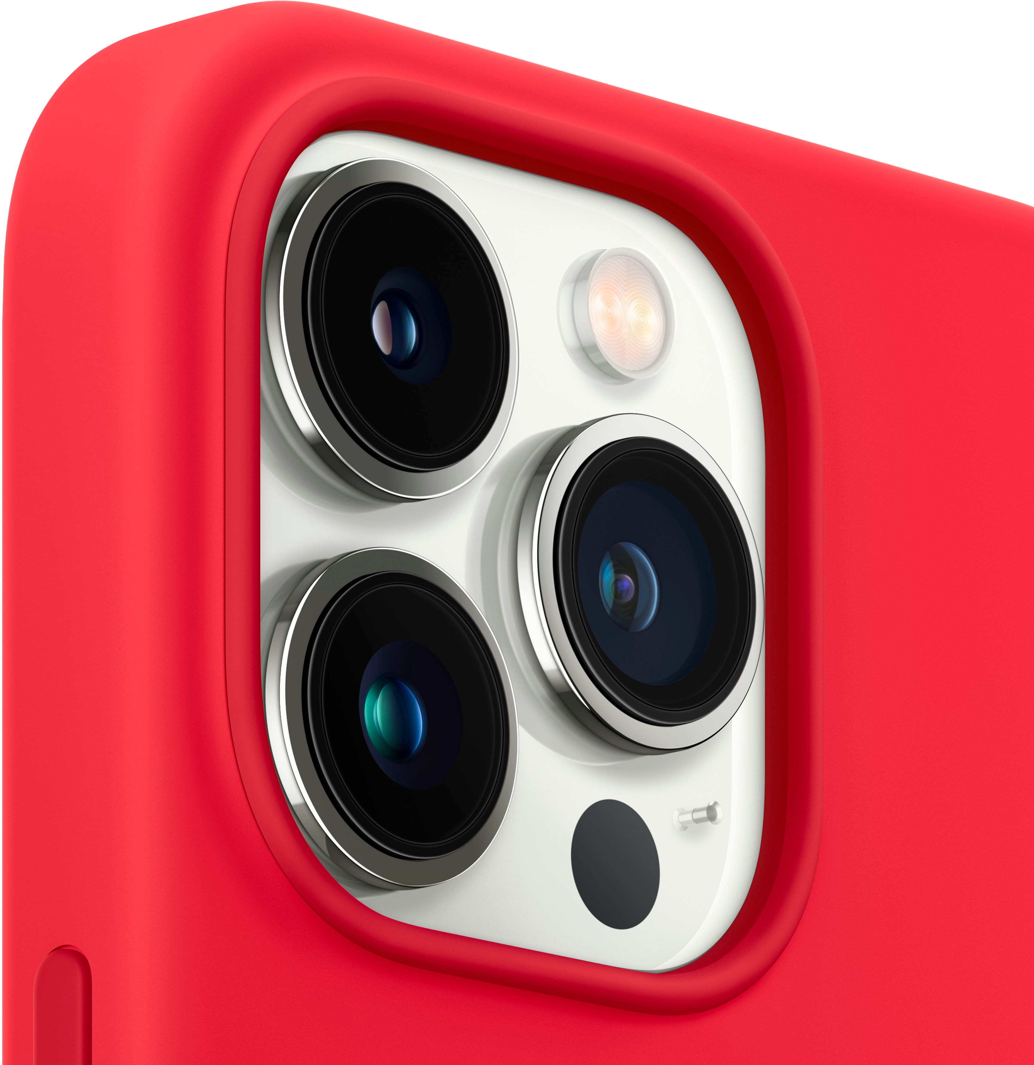 Alt View 11. Apple - iPhone 13 Pro Silicone Case with MagSafe - (PRODUCT)RED.