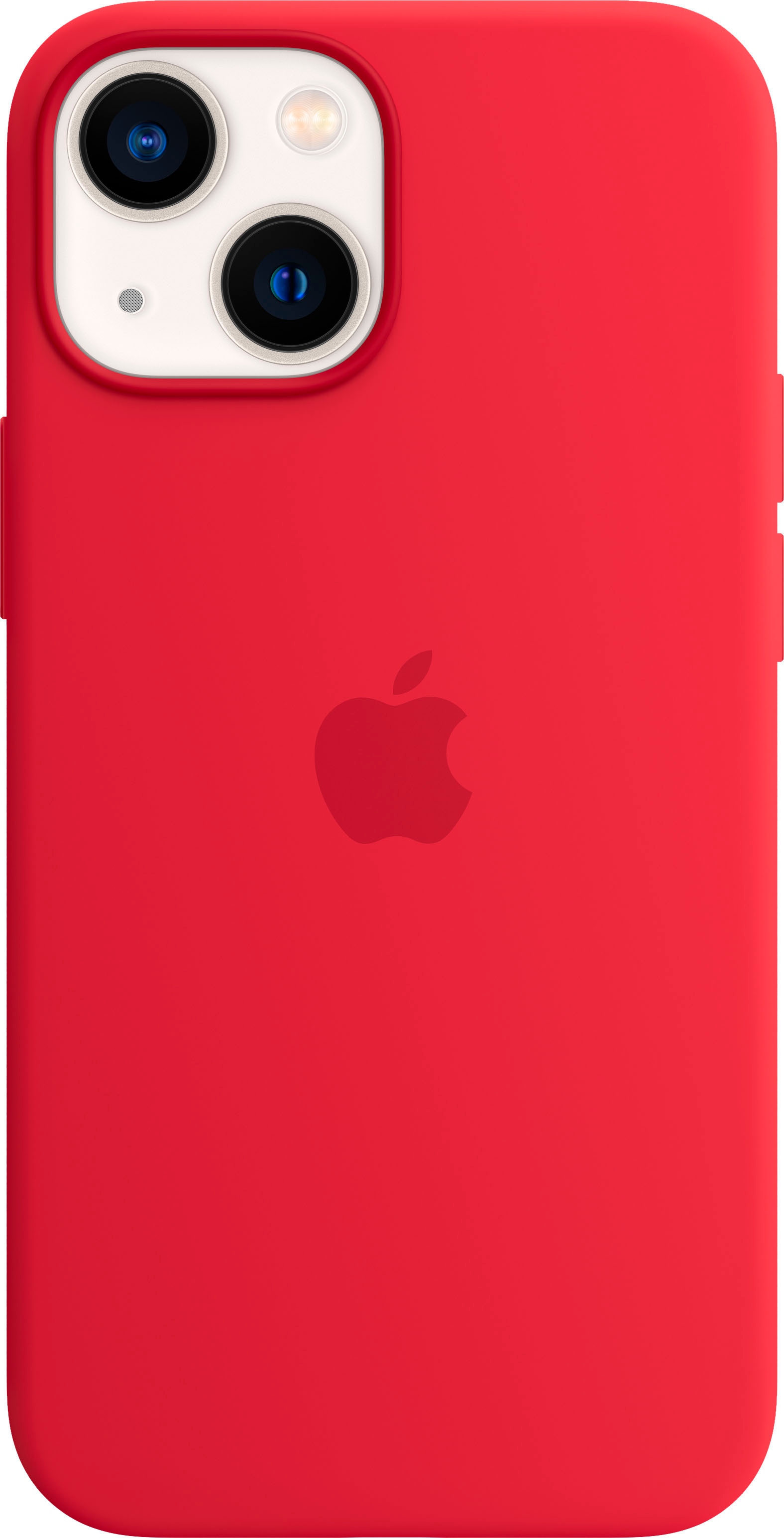 Buy Wine Red Silicon Case For iPhone 13 Mini