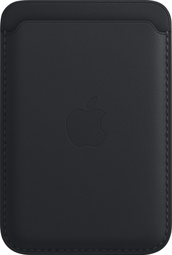 Apple - iPhone Leather Wallet with MagSafe - Midnight
