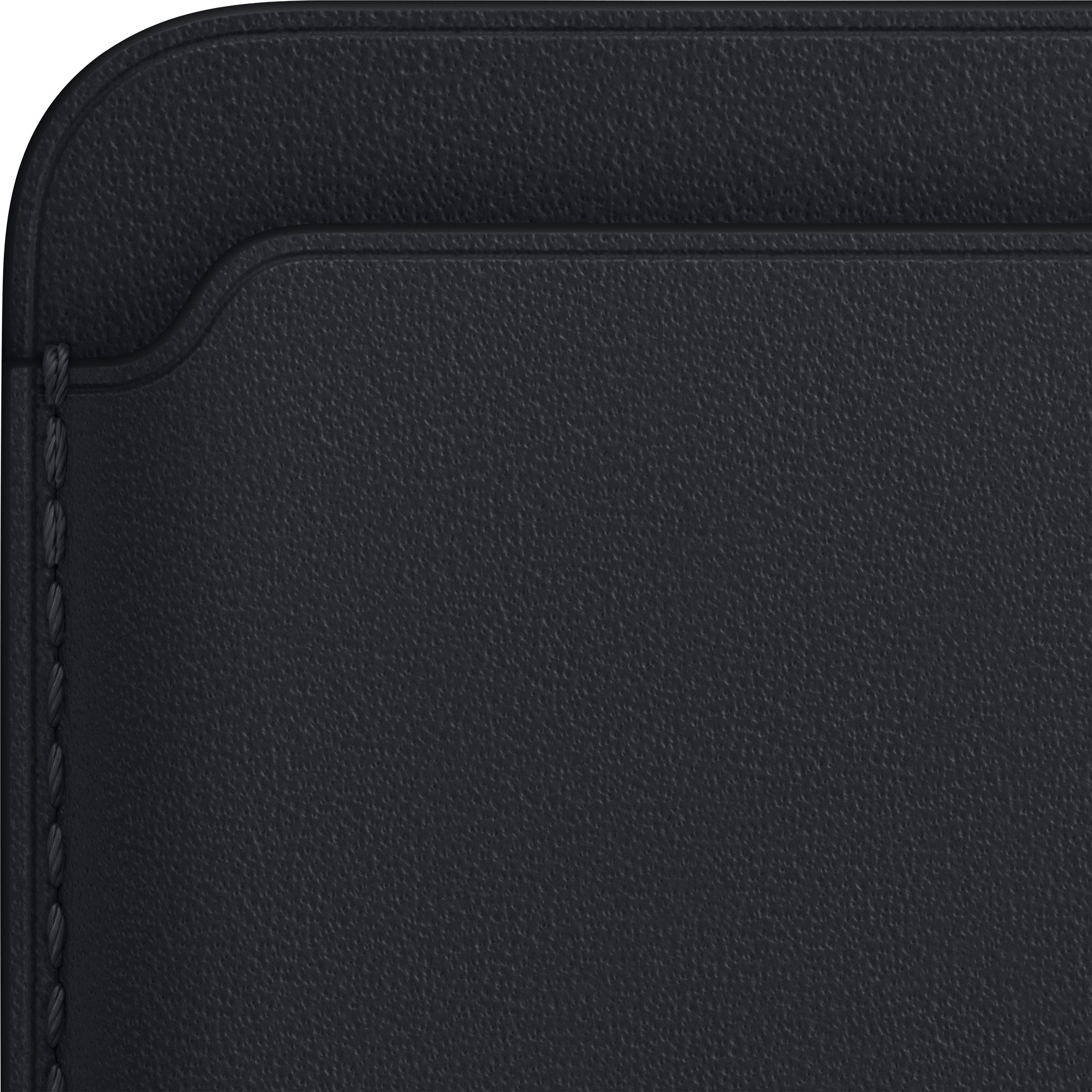 Best Buy: Apple iPhone Leather Wallet with MagSafe Midnight MM0Y3ZM/A