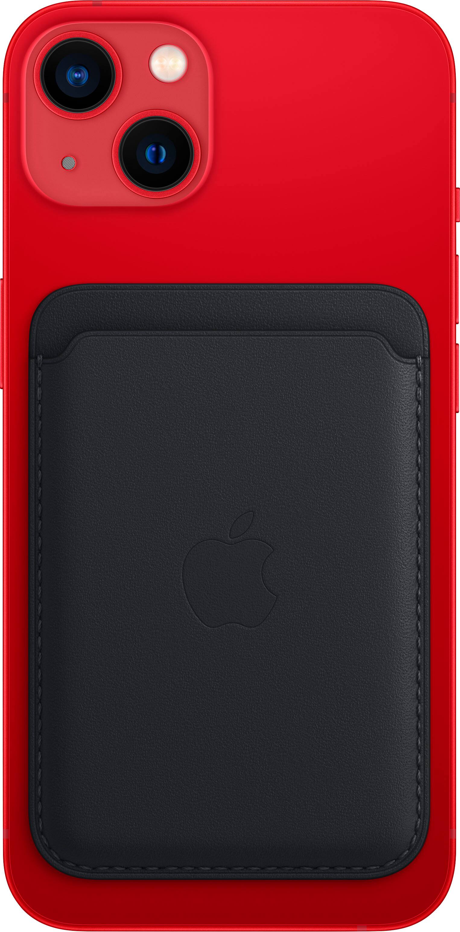 Alt View 12. Apple - iPhone Leather Wallet with MagSafe - Midnight.