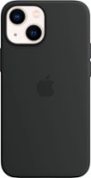 Apple - iPhone 13 mini Silicone Case with MagSafe - Midnight - Front_Zoom