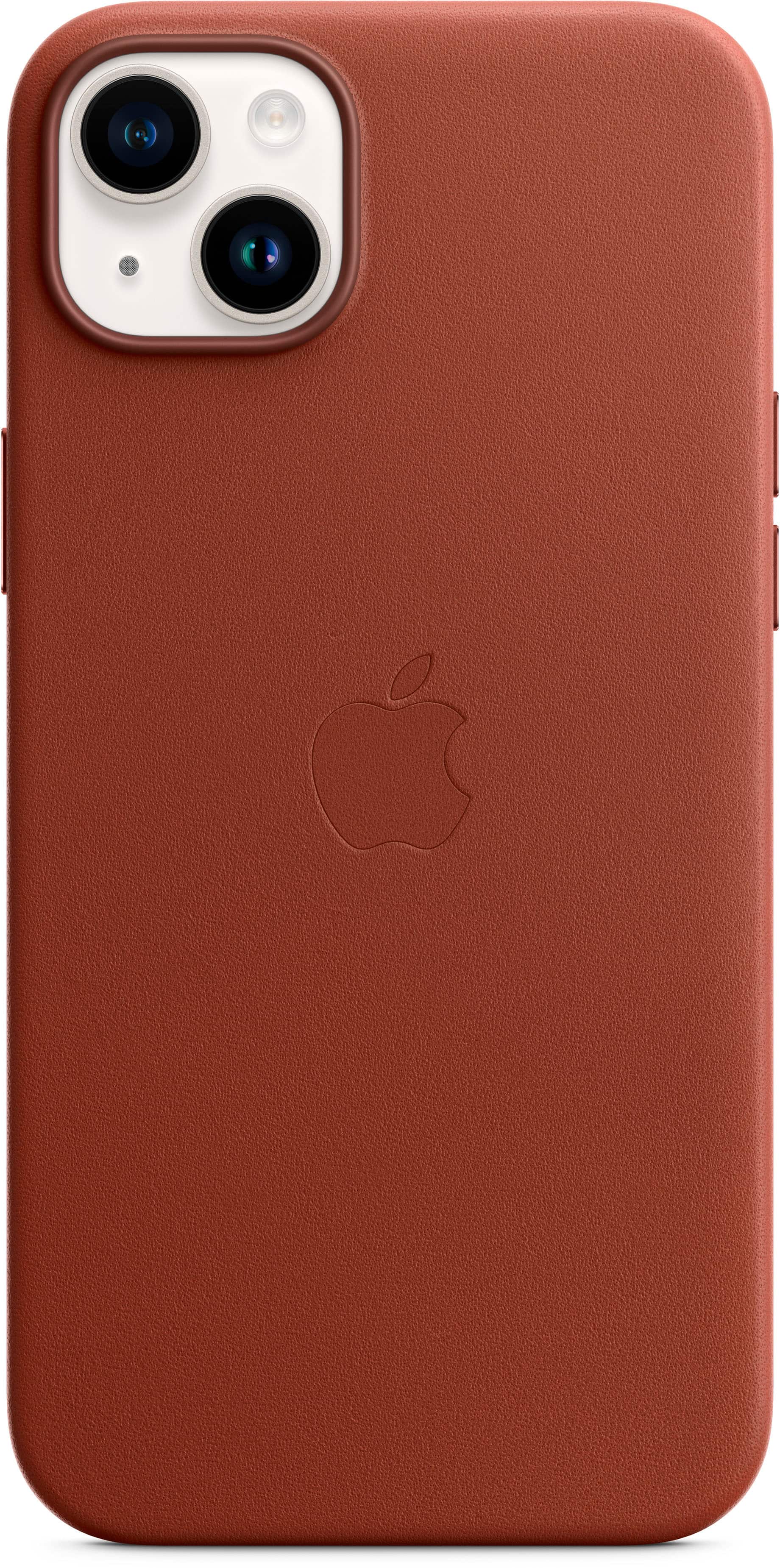 Alt View 1. Apple - iPhone 14 Plus Leather Case with MagSafe.