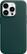 Left. Apple - iPhone 14 Pro Leather Case with MagSafe - Forest Green.