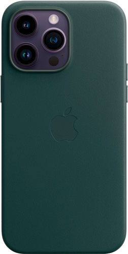 

Apple - iPhone 14 Pro Max Leather Case with MagSafe - Forest Green