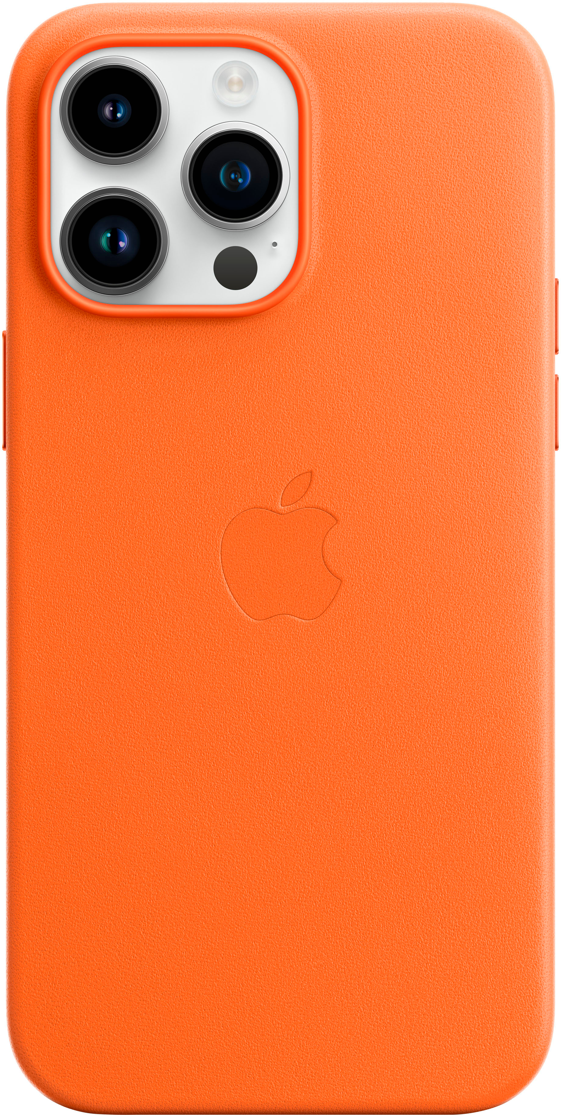 iPhone 14 Pro Max and Orange Leather Case Unboxing 