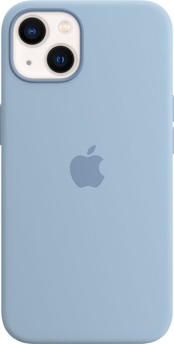 Apple - iPhone 13 Silicone Case with MagSafe - Blue Fog