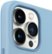 Left. Apple - iPhone 13 Pro Max Silicone Case with MagSafe - Blue Fog.