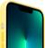 Angle. Apple - iPhone 13 Pro Silicone Case with MagSafe - Lemon Zest.