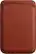 Front. Apple - iPhone Leather Wallet with MagSafe - Umber.