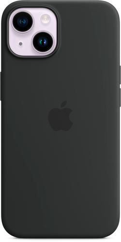 

Apple - iPhone 14 Silicone Case with MagSafe - Midnight