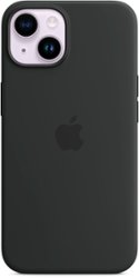 Apple - iPhone 14 Silicone Case with MagSafe - Midnight - Angle_Zoom