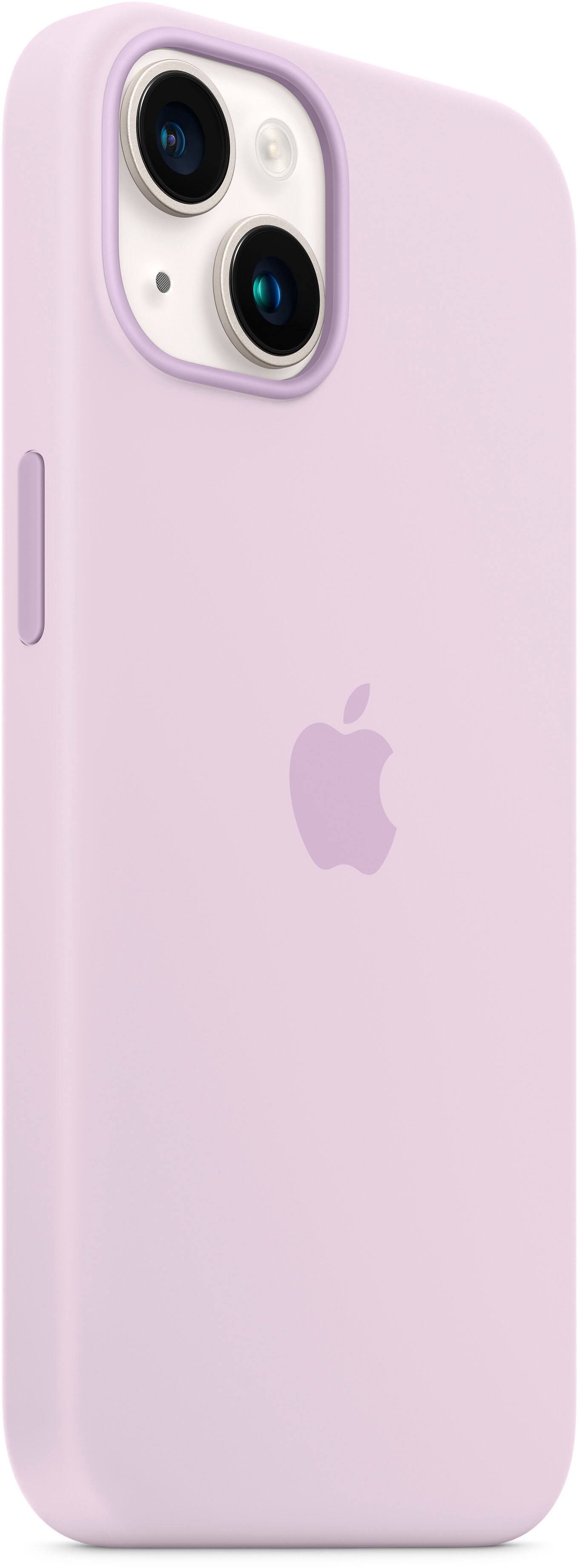 Alt View 3. Apple - iPhone 14 Silicone Case with MagSafe - Lilac.