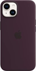 Apple - iPhone 14 Silicone Case with MagSafe - Elderberry - Alt_View_Zoom_1
