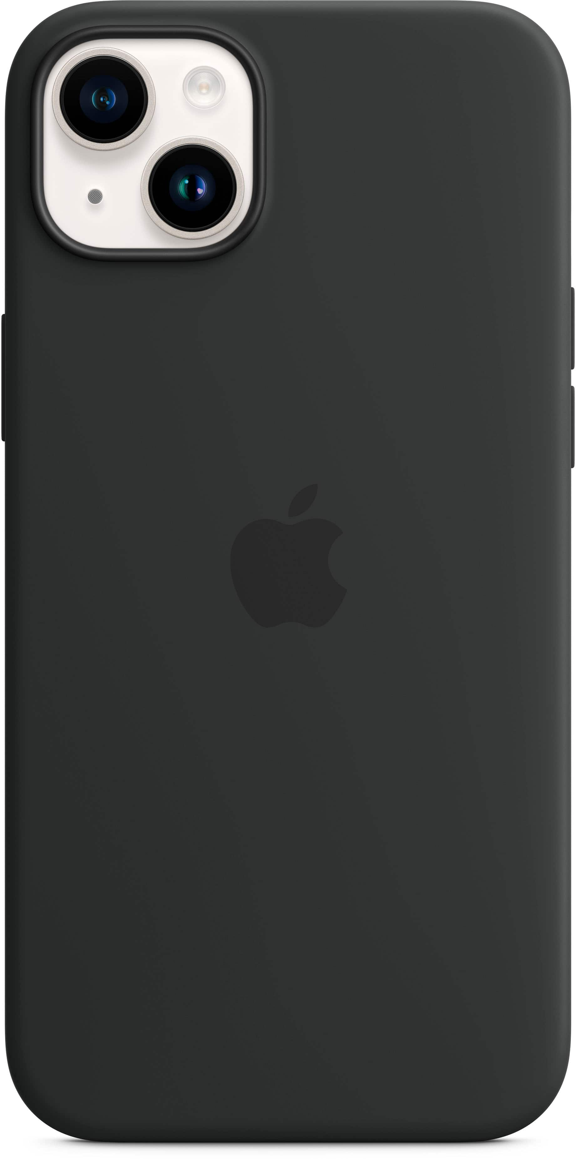 iPhone 14 Plus silicone case black logo