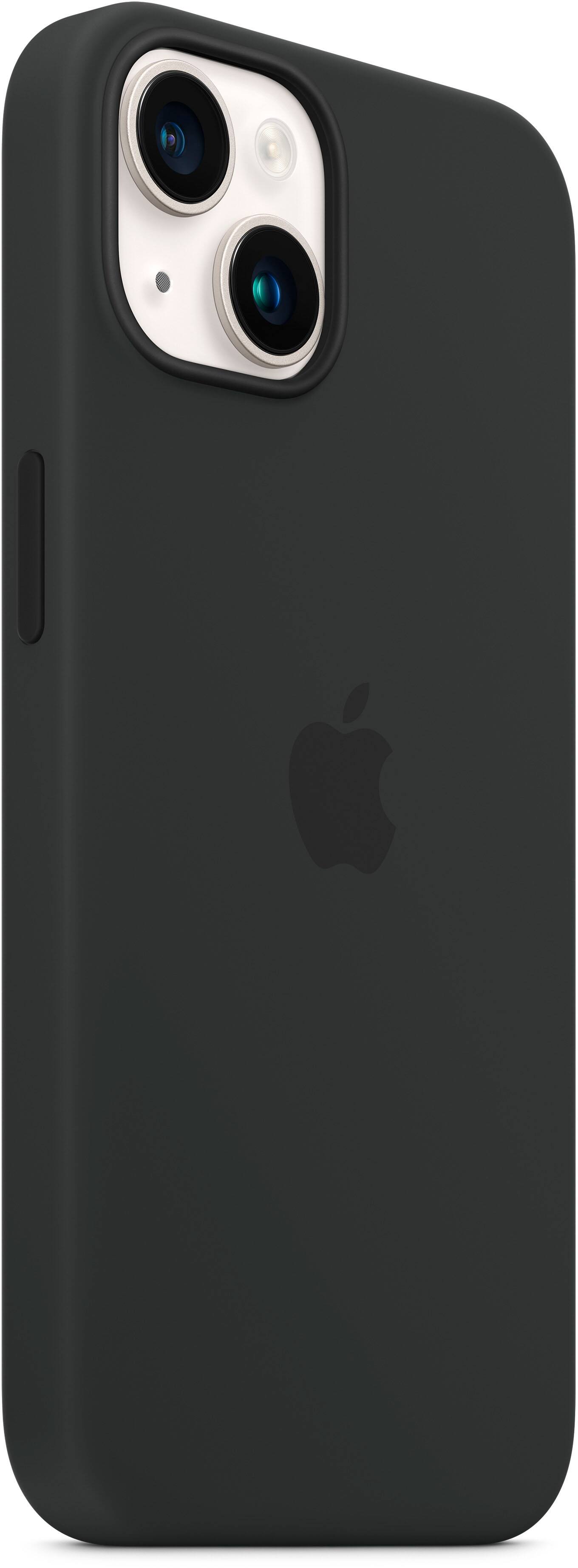 Alt View 3. Apple - iPhone 14 Plus Silicone Case with MagSafe - Midnight.