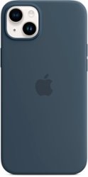 Apple - iPhone 14 Plus Silicone Case with MagSafe - Storm Blue - Alt_View_Zoom_1