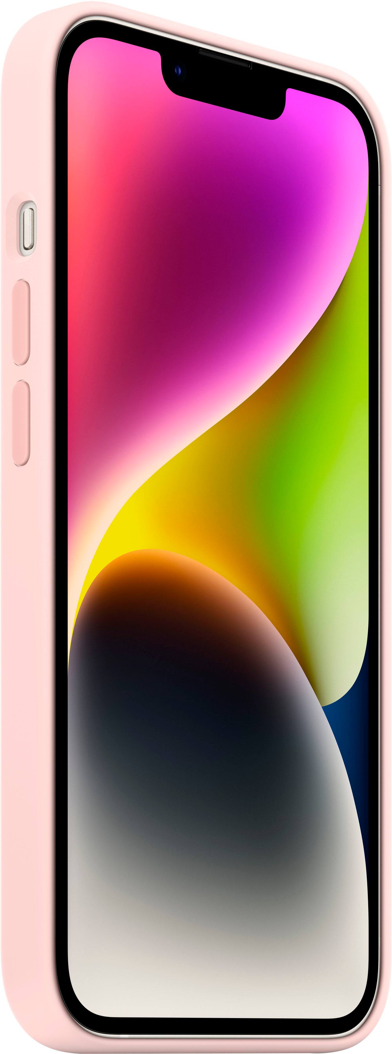 Alt View 11. Apple - iPhone 14 Plus Silicone Case with MagSafe - Chalk Pink.