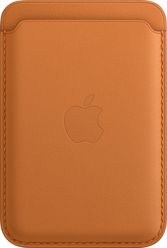 Apple - iPhone Leather Wallet with MagSafe - Golden Brown