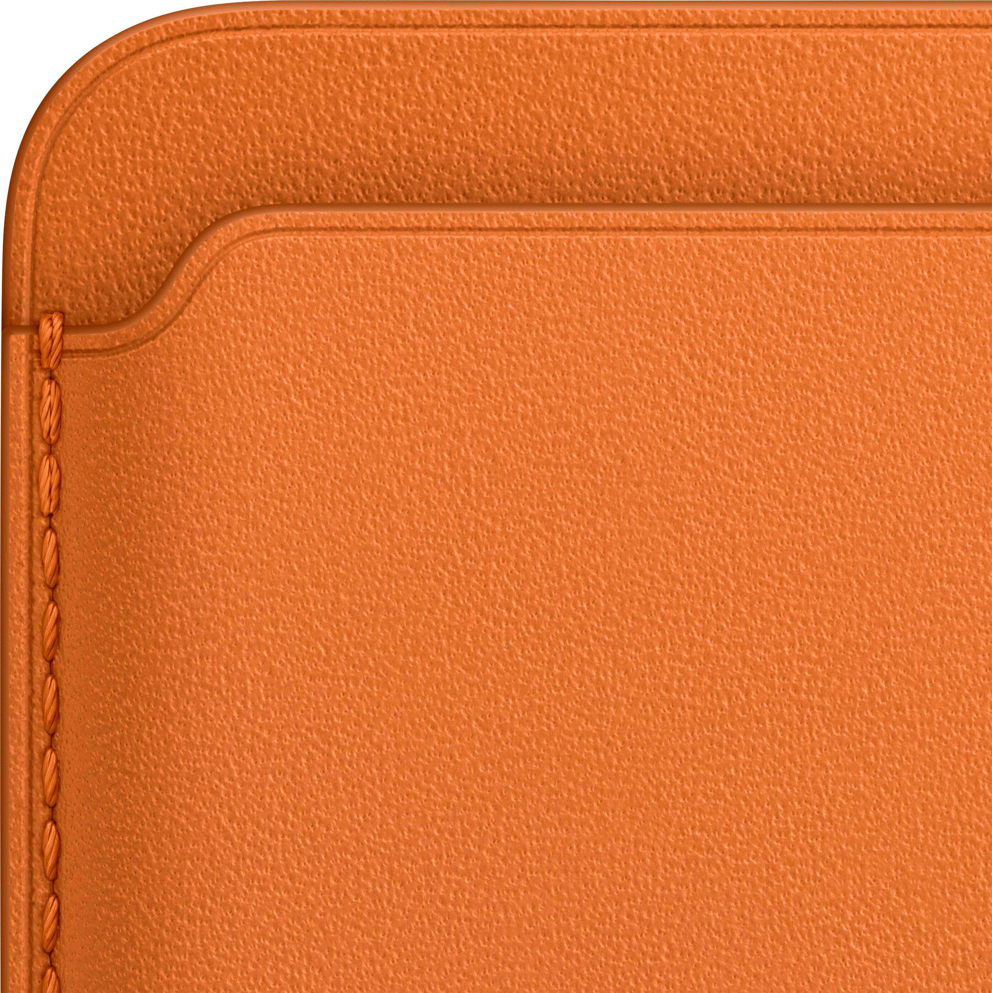 Alt View 11. Apple - iPhone Leather Wallet with MagSafe - Golden Brown.