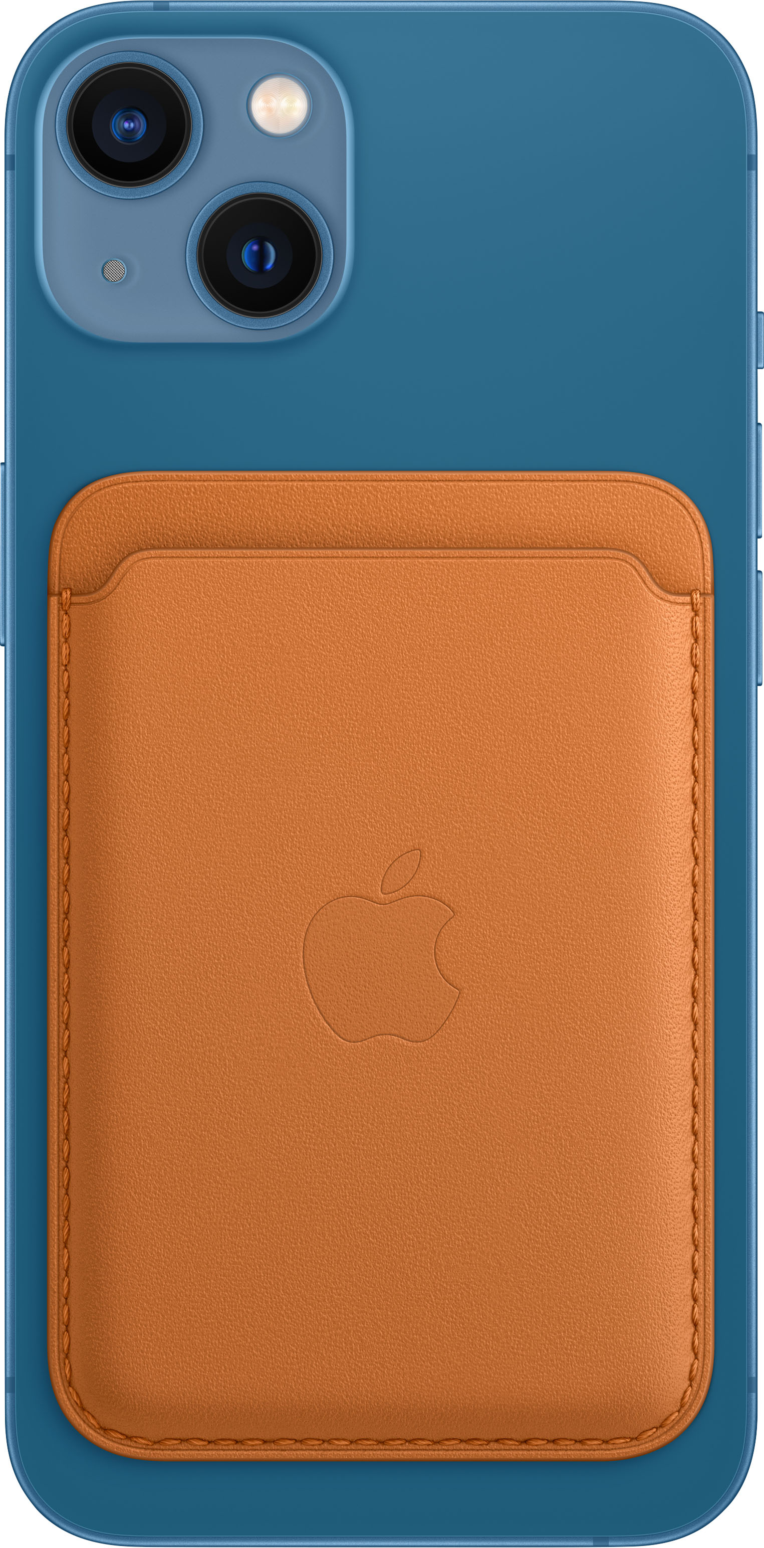 Best Buy: Apple iPhone Leather Wallet with MagSafe Golden Brown 