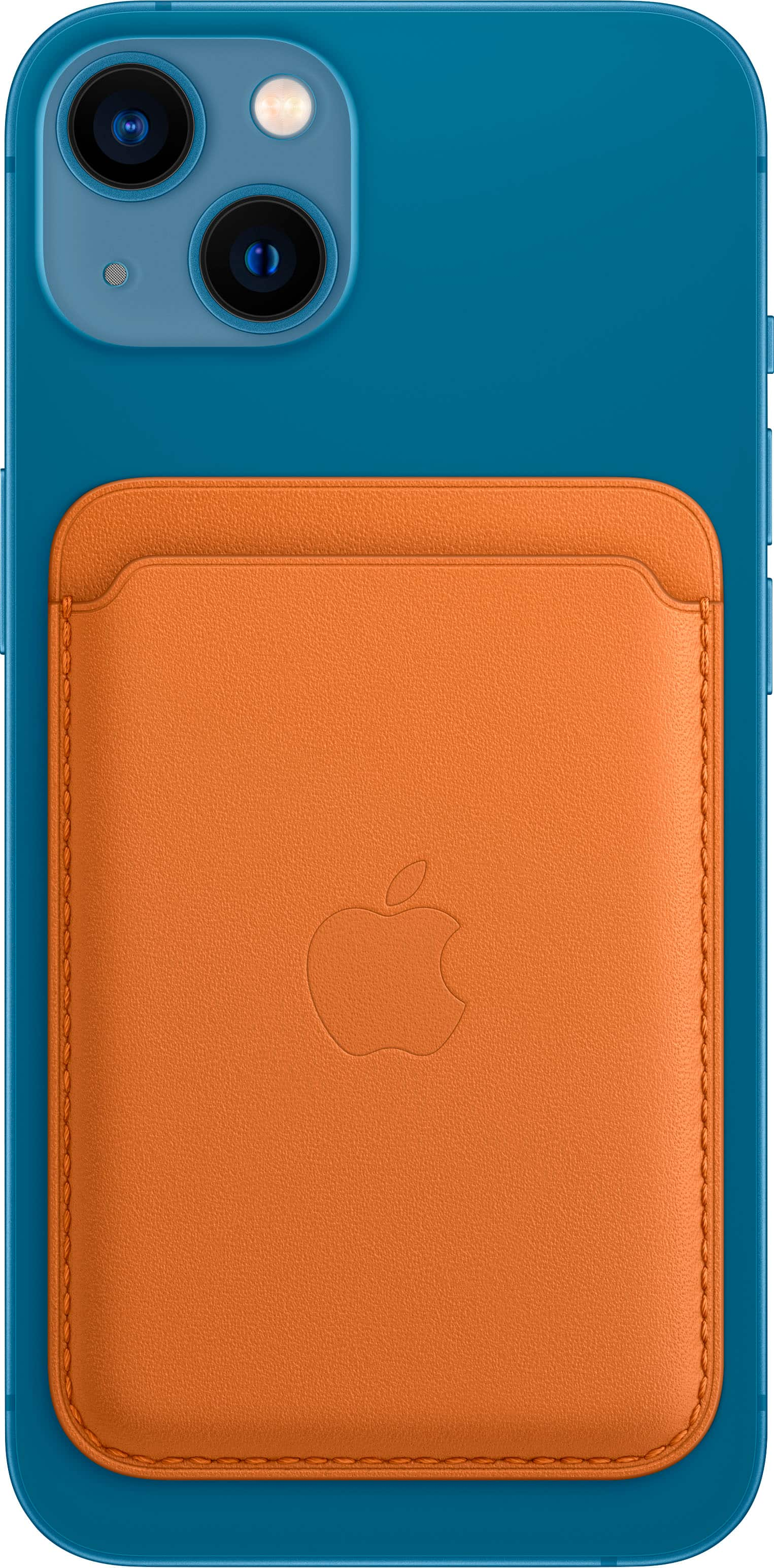 Best Buy: Apple iPhone Leather Wallet with MagSafe Golden Brown MM0Q3ZM/A