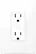 Front. TP-Link - Kasa Smart Wi-Fi Power Outlet - White.