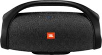 Front. JBL - Refurbished Boombox Portable Bluetooth Speaker - Black.