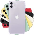Front Zoom. Apple - iPhone 11 256GB - Purple (AT&T).